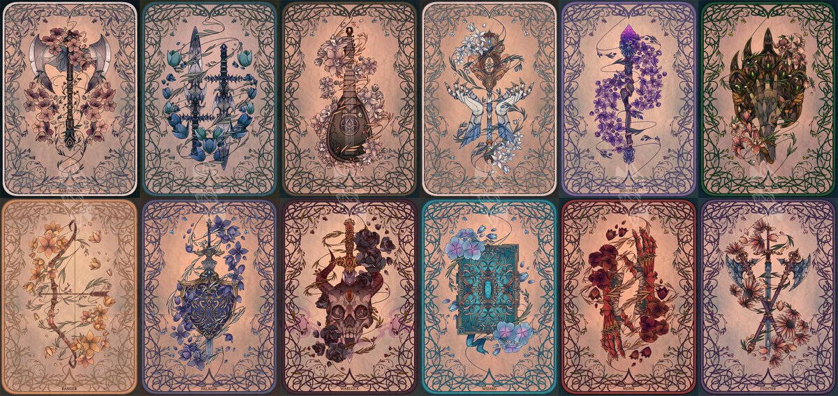 SarahMasonArt's tweet photo. Hi there #PortfolioDay!  I'm Sarah, a character and creature artist based in the UK.

I'm available for hire, and would love to work on more TTRPGs, book covers and bringing your ideas to life. 💕 https://t.co/YlD8wsO3fT