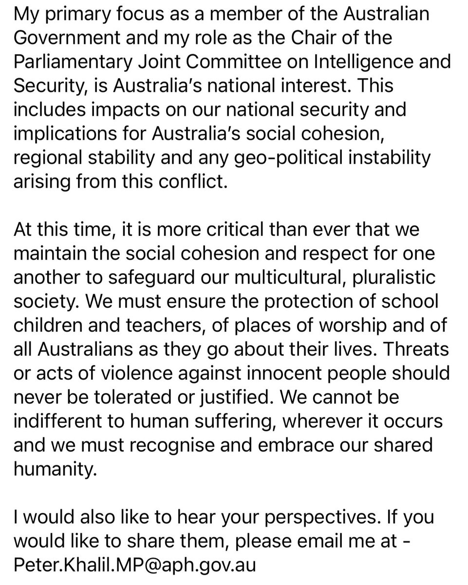 Peter Khalil MP tweet media