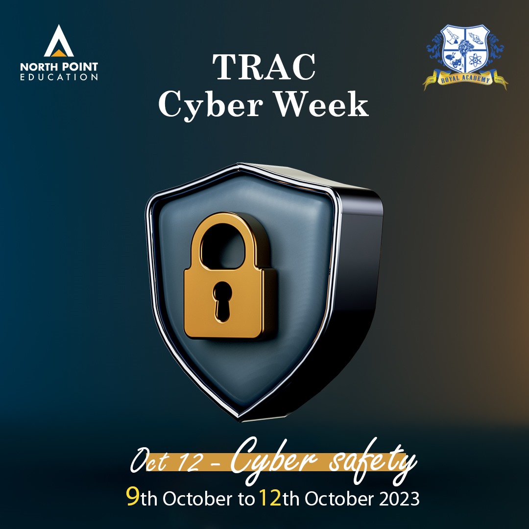 Your online safety is our top priority!Join us at TRAC Cyber Week 2023 for a day dedicated to Cyber Safety. Learn how to protect yourself in the digital world and stay one step ahead of cyber threats. Don't miss this crucial session!💻🔐#TRACCyberWeek #CyberSafety #OnlineSecurity