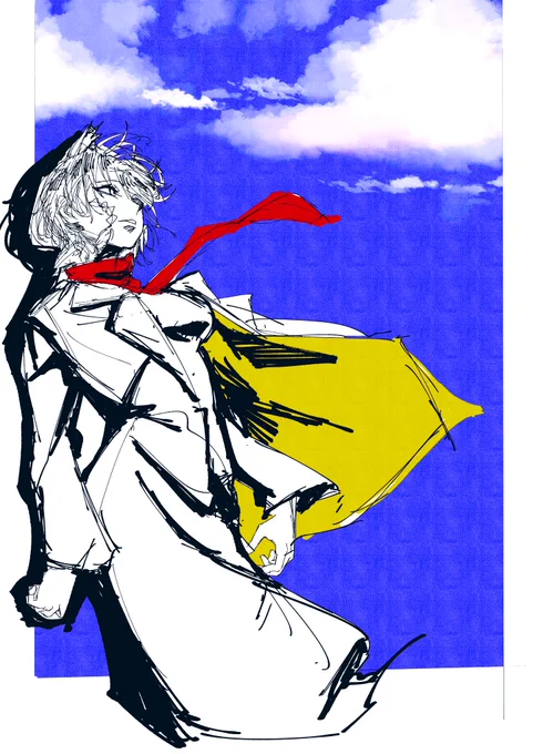 前ボツにしたやつで落書き 