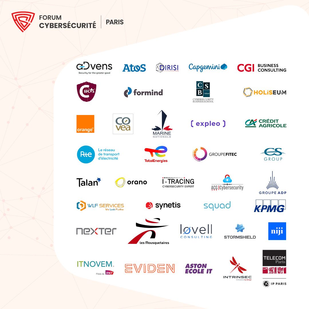 📣 Retrouvez les meilleures entreprises qui recrutent en cybersécurité lors du Forum Cybersécurité Paris le 9 novembre 2023 - Rencontrez les en vous inscrivant sur forumcybersecurite.fr