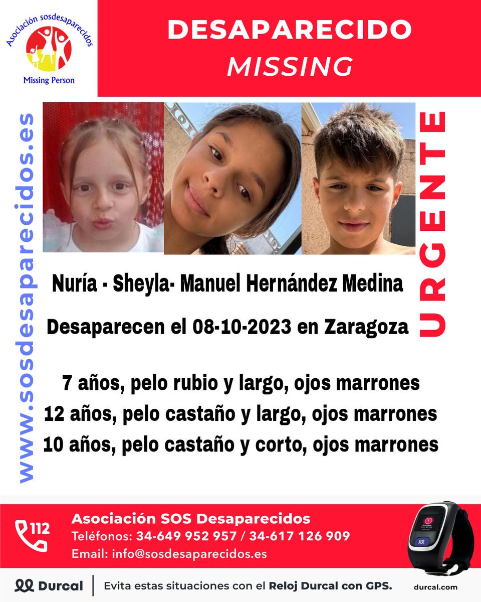 🆘 DESAPARECIDOS Pendiente de clasificación. #desaparecido #sosdesaparecidos #Missing #España #Zaragoza Síguenos @sosdesaparecido