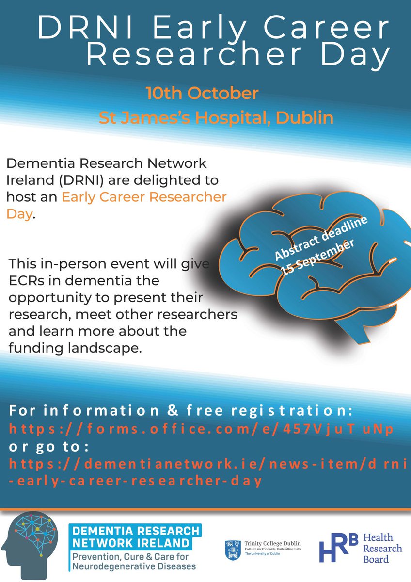 amkilgannon's tweet photo. And we’re off! Excited for the @drnire Early Career Researcher day to unfold. A fantastic program awaits! @IEHospitalGroup @PGallagherIEHG @DanielleTimOT @alzheimersocirl https://t.co/98se6s6SNd