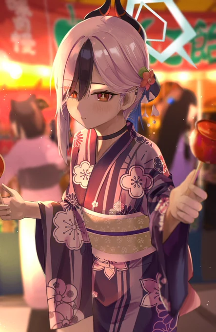 浴衣カヨコ #ブルアカ