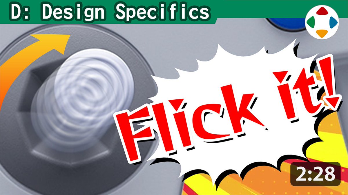 Sora_Sakurai's tweet photo. https://t.co/ZNwJzwJ1Gi
[Flick Input]
The Nintendo 64 gave me my first chance to develop games using an analog control stick. Not only could you move the stick in any direction and tilt it to varying degrees, you could detect the speed of said tilting! https://t.co/QGzV23J3GH