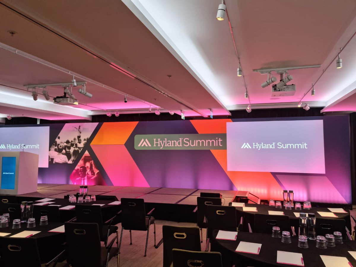 AHirrell's tweet image. Ready for #HylandSummit23. Interesting to see how different trusts are using Hyland products and the benefits they offer ! Particularly the AI automation solution! #AIHealthcare #DigitalHealthcare