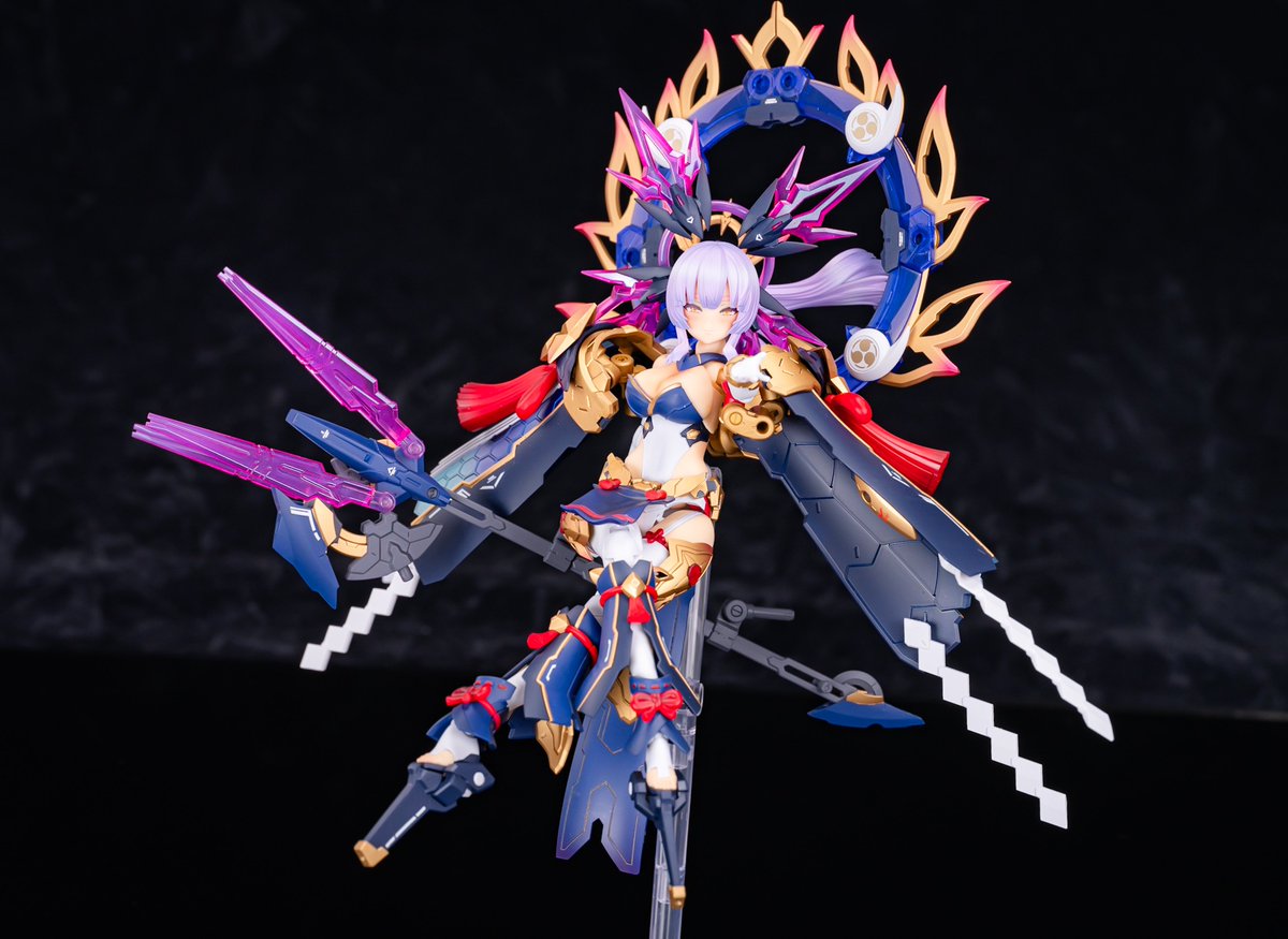 メガミデバイス アマテラス レガリア 完成しました✨ 今回は簡単な改造