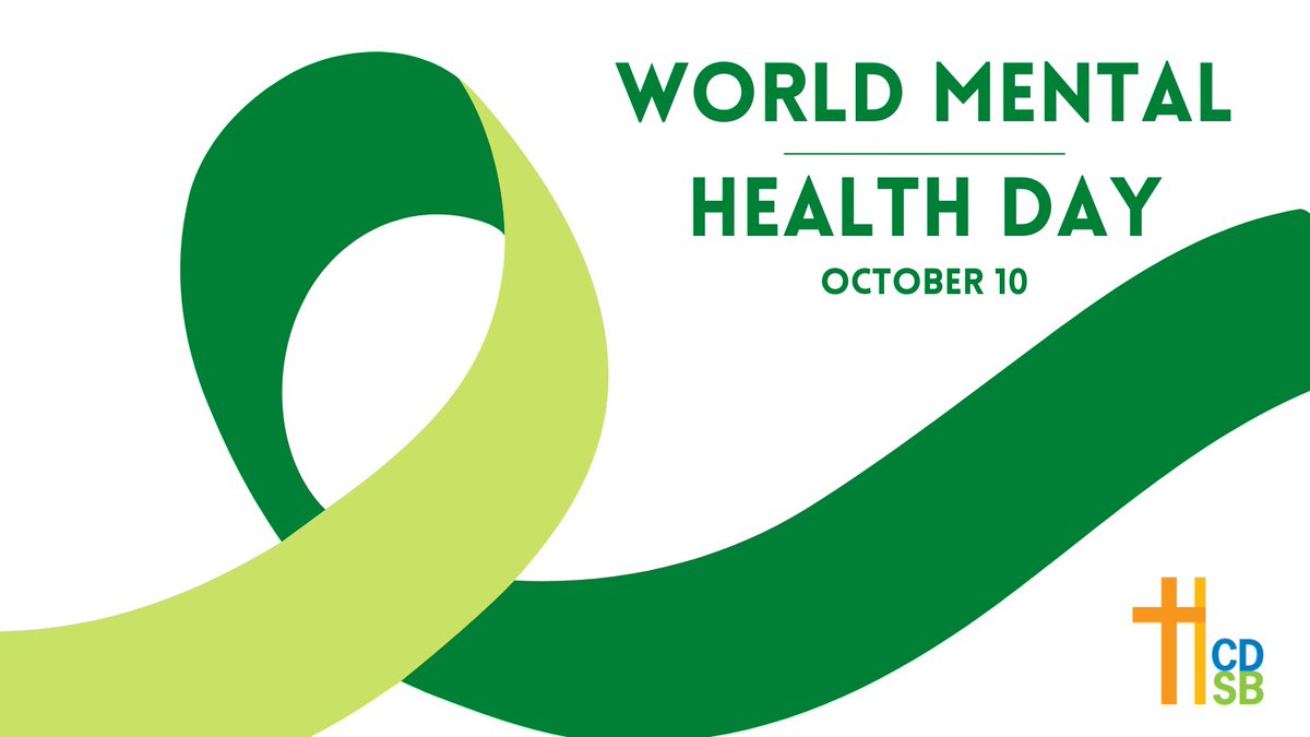 Today is World Mental Health Day – a day to raise awareness about mental health, and to work to end the stigma. Let's continue to support one another, and treat each other with kindness, compassion and empathy. #WorldMentalHealthDay #HCDSBbelonging 💚 <a href="/HCDSB_MHWB/">HCDSB Mental Health & Well-Being</a>