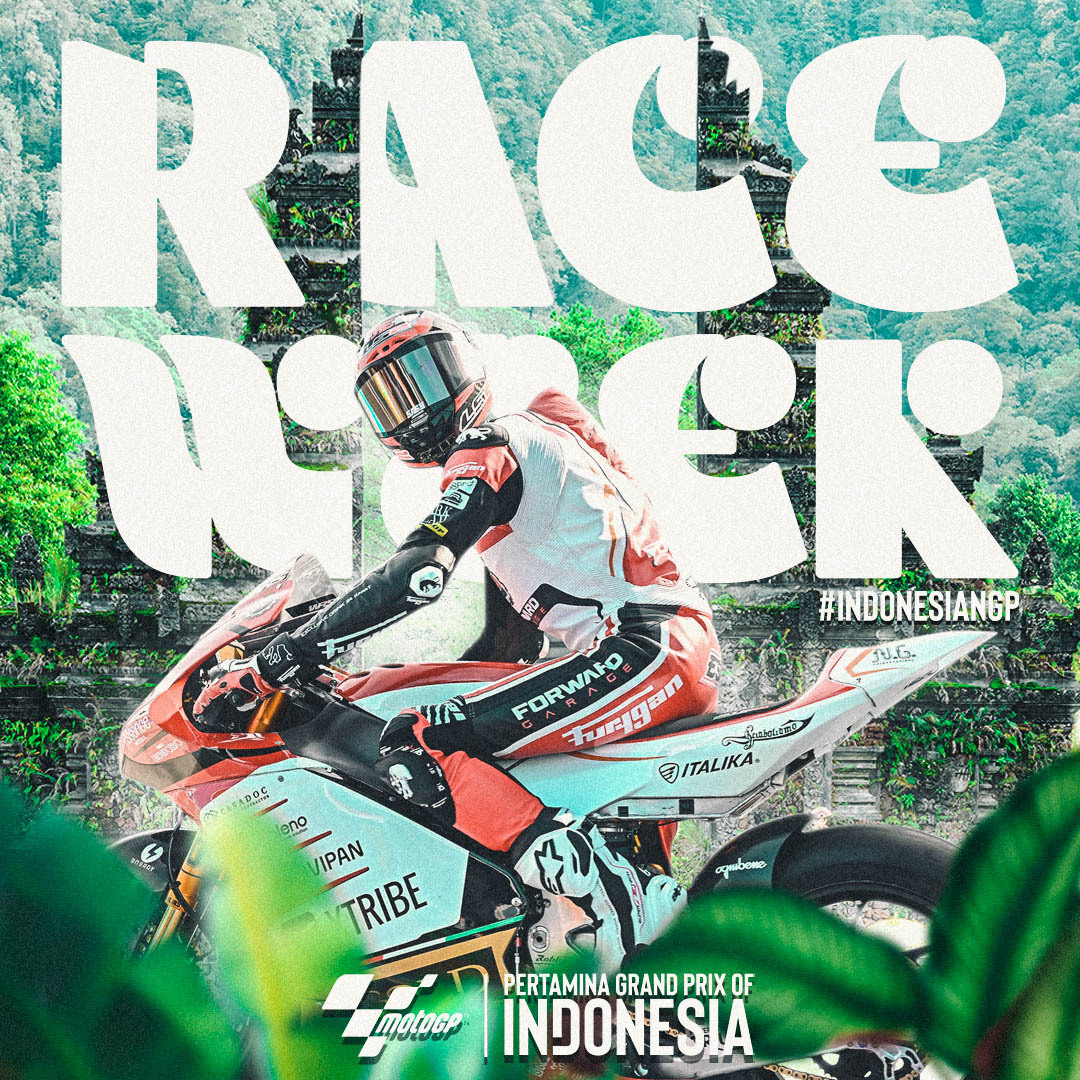 🙌 Feliz de estar de vuelta, vamos a darle mucho gas este fin de semana en Indonesia. ¿Quién más tiene ganas? 🔥

🙌 Happy to be back, let's give it our all this weekend in Indonesia. Who else is excited? 🔥

#IndonesianGP #AE17 #FollowThe17