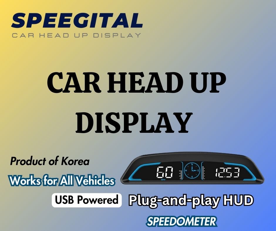 KEEP AN EYE ON YOUR SPEED WITHOUT LOOKING DOWN | Speegital Car Head Up Display | Car HUD | USB | Universal Digital Speedometer
Buy Now on Amazon -  amzn.eu/d/jlIyljU
#SpeegitalHUD #speedometer #speegital
#HeadsUpDisplay
#CarTech
#InnovativeDriving
#autoheadsupdisplay