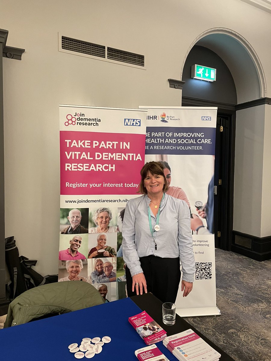 Clareshawdem's tweet photo. Promoting Be Part of Research and Join Dementia at the NIHR Academy Conference #beatdementia  #bepartofresearch #NIHR https://t.co/cGWXiOhi9q