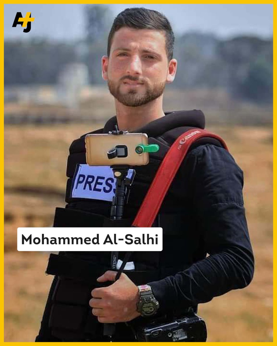 ajplusfrancais's tweet photo. Ils étaient journalistes et/ou photojournalistes et s’appelaient :

- Ibrahim Mohammad Lafi
- Mohammad Jarghoun
- Nidal Al-Waheidi
- Mohammed Al-Salhi

Ces 4 Palestiniens ont été tués par les forces israéliennes alors qu’ils couvraient les attaques sur Gaza samedi.

Haitham Abdelwahid, un photojournaliste palestinien, est quant à lui porté disparu, selon le CPJ.