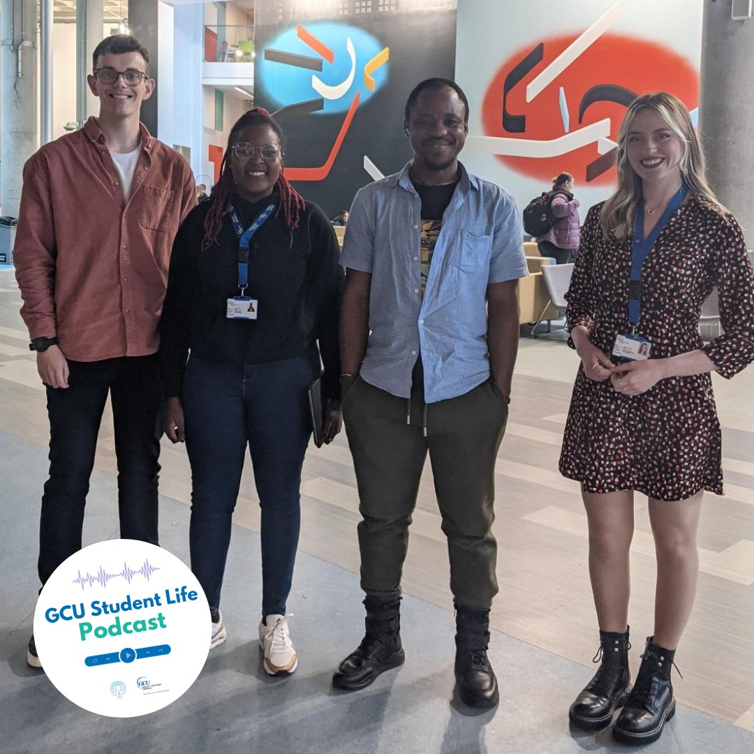 It's Episode 8 of the GCU Student Life Podcast & this one is all about #BlackHistoryMonth 💙 We speak to Race Equality Charter Project Officer Tabitha Nyariki & International Students' Officer Aiebee-Iberedem about how the university is working together to tackle racism🤝 🔽