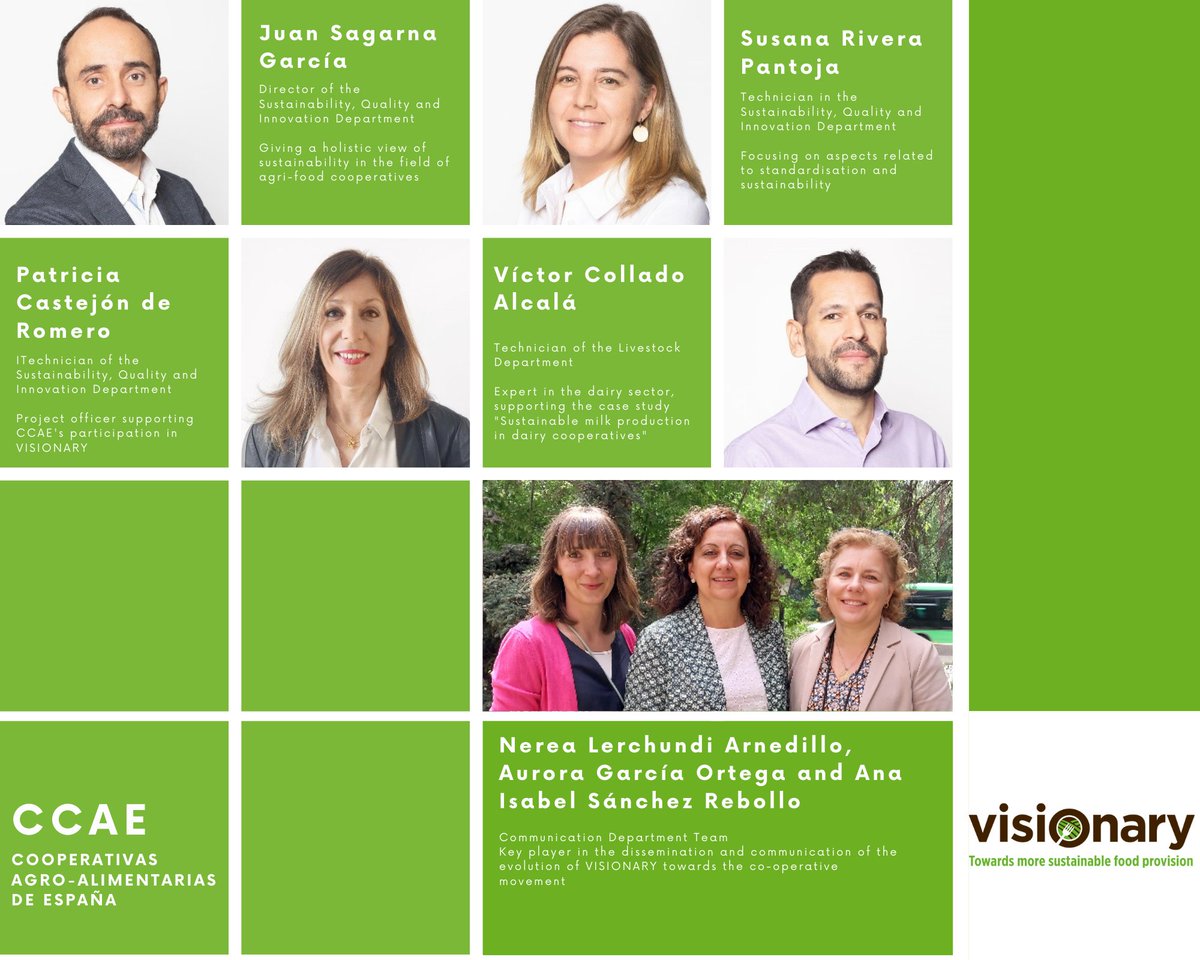 visionary_eu's tweet photo. We continue our series "Introducing...",  telling you all about our Spanish partner @CoopsAgroES who represent 3.600 agri-cooperatives, member of @COPACOGECA, and their role in #VISIONARY: https://t.co/8n2pMIeOKP #foodprovision #sustainable  #sustainablefarming #EUfunded https://t.co/YXbDDLnRI5