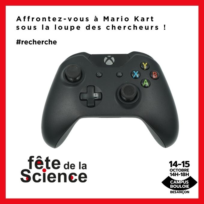 SSAC_Univfc's tweet photo. 𝙵Ê𝚃𝙴 𝙳𝙴 𝙻𝙰 𝚂𝙲𝙸𝙴𝙽𝙲𝙴 - 𝙱𝙴𝚂𝙰𝙽𝙲̧𝙾𝙽
14 et 15 octobre
Venez participer à un tournoi de Mario Kart sous la loupe de chercheurs qui se consacrent à l'étude du e-sport.
Campus Bouloie
#FDS2023
👁‍🗨https://t.co/6K7sNWMDkd https://t.co/juzVdAqMxR