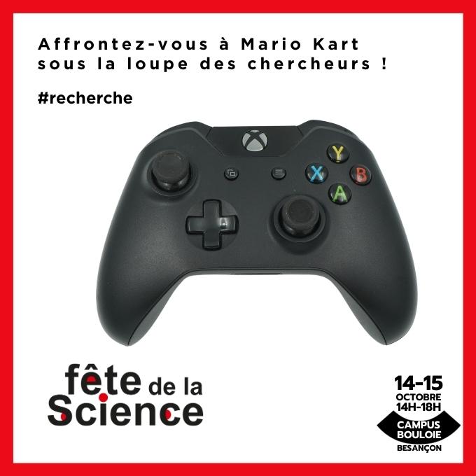 𝙵Ê𝚃𝙴 𝙳𝙴 𝙻𝙰 𝚂𝙲𝙸𝙴𝙽𝙲𝙴 - 𝙱𝙴𝚂𝙰𝙽𝙲̧𝙾𝙽 14 et 15 octobre Venez participer à un tournoi de Mario Kart sous la loupe de chercheurs qui se consacrent à l'étude du e-sport. Campus Bouloie #FDS2023 👁‍🗨bit.ly/3LzGW9w