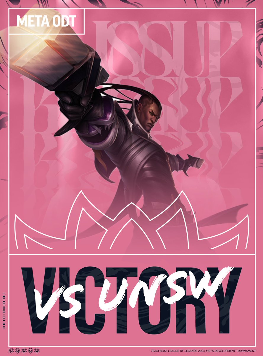 TeamBliss_ES's tweet photo. Tonight was definitely our night 😈

We dismantle @UNSW with some amazing teamwork by the squad 🧐

We rest up for more games tomorrow night 👋

#BlissLoL🪷 | #BlissUp🪷 | #METAodt https://t.co/zo5Wtzc8OH