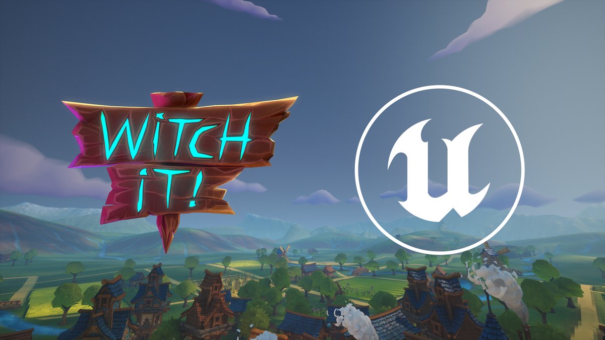 WitchItGame's tweet photo. Patch 1.4.2 - Witch It on Unreal Engine 5! 🎉

Goodbye #UE4, Hello #UE5! Witch It's new engine marks the start of an exciting journey ahead...

In addition, we've improved controller support, and added some new languages in-game!

Take a look! 1/5 🧵⬇️ #WitchIt #prophunt #steam https://t.co/Ua2gq3NapU