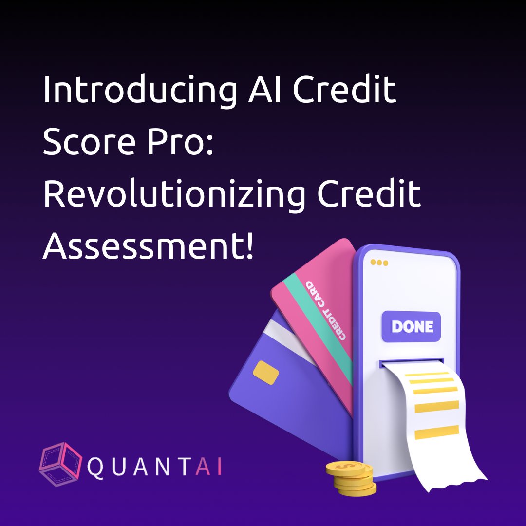 quantaimedia's tweet photo. 🌟 Introducing AI Credit Score Pro: Revolutionizing Credit Assessment! 🚀💳

🔗 Learn more: https://t.co/KNhrxZpg3x

#AICreditScorePro #FinancialEmpowerment #CreditMatters https://t.co/CSKhVv7jMi