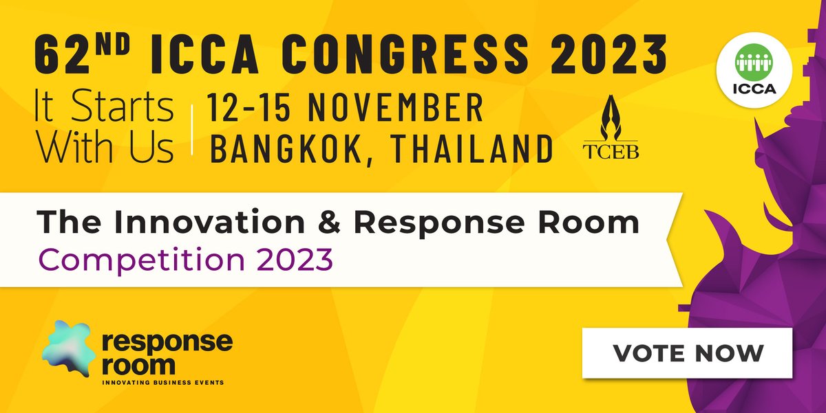 The Innovation and #ResponseRoom Challenge submission phase is closed! Now, it's YOUR turn to decide!🗳️ We need Congress participants to vote for their fav. submissions, championing the spirit of belonging. Vote now 👉responseroom.io/global/the-pow… #ICCACongress2023 @GermanyMeetings