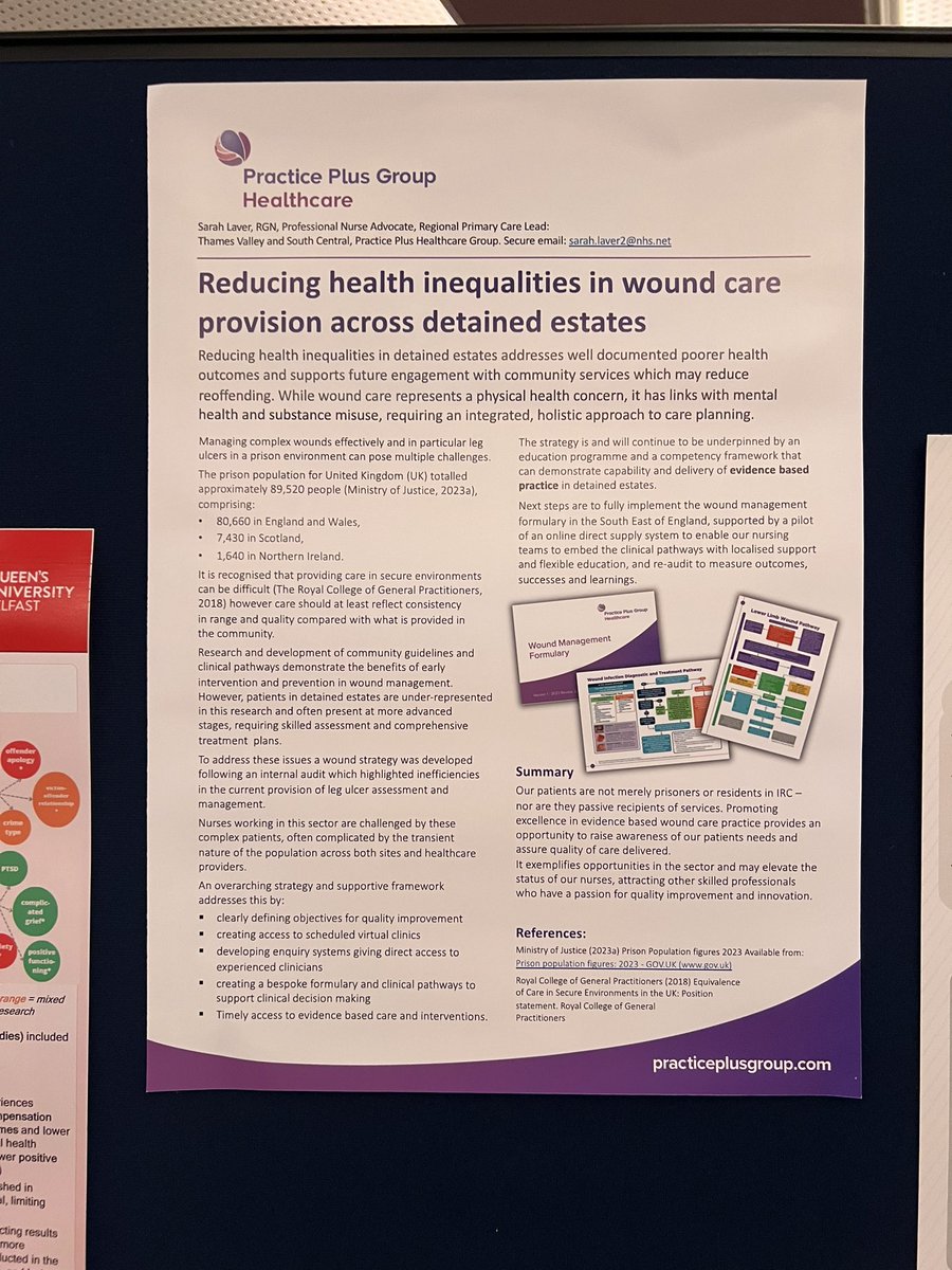 TRClinPsych's tweet photo. @RCGPSecureEnvi1 - Great poster presentations by our @PracticePlusGrp colleagues Sarah Laver (Reg Primary Care Lead) &amp; Dr Lisa Brown (Reg Medical lead) showcasing our amazing work!! 👏🏽👏🏽👏🏽 https://t.co/oYcFGySHCW