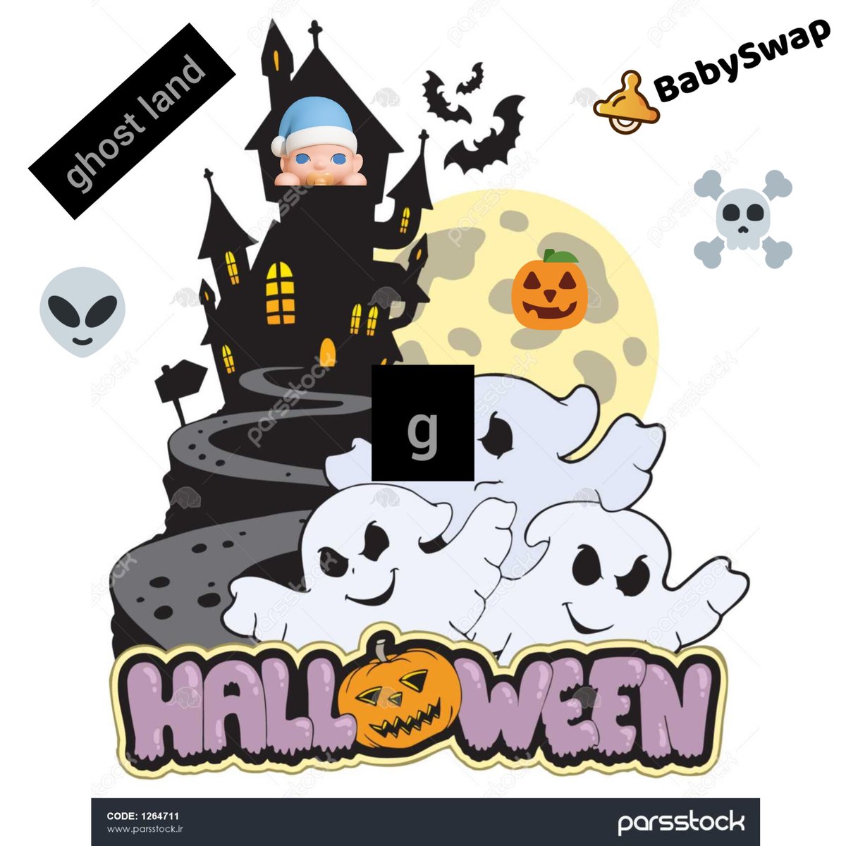 farzanehee's tweet photo. @babyswap_bsc @halsey
@DarshanU
@koesterfabian
#babyswap  
 #GhostLand
#Halloween2023 https://t.co/KoexX0ZFvW
