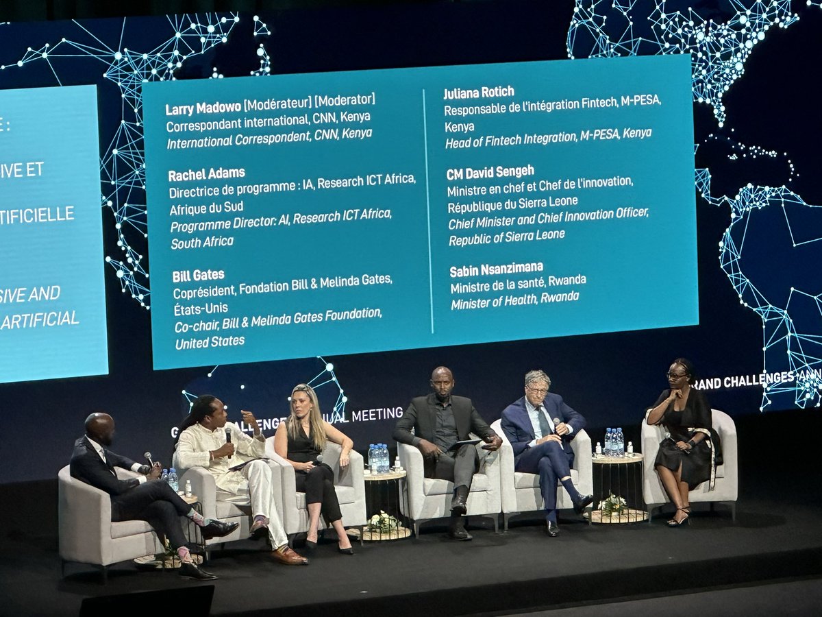 angienguku's tweet image. AI for #globalhealth, what next? Exciting discussions going on right now at #GCAM2023 in Dakar. What do we need to do in these early stages of AI in this field? Great questions right there @LarryMadowo