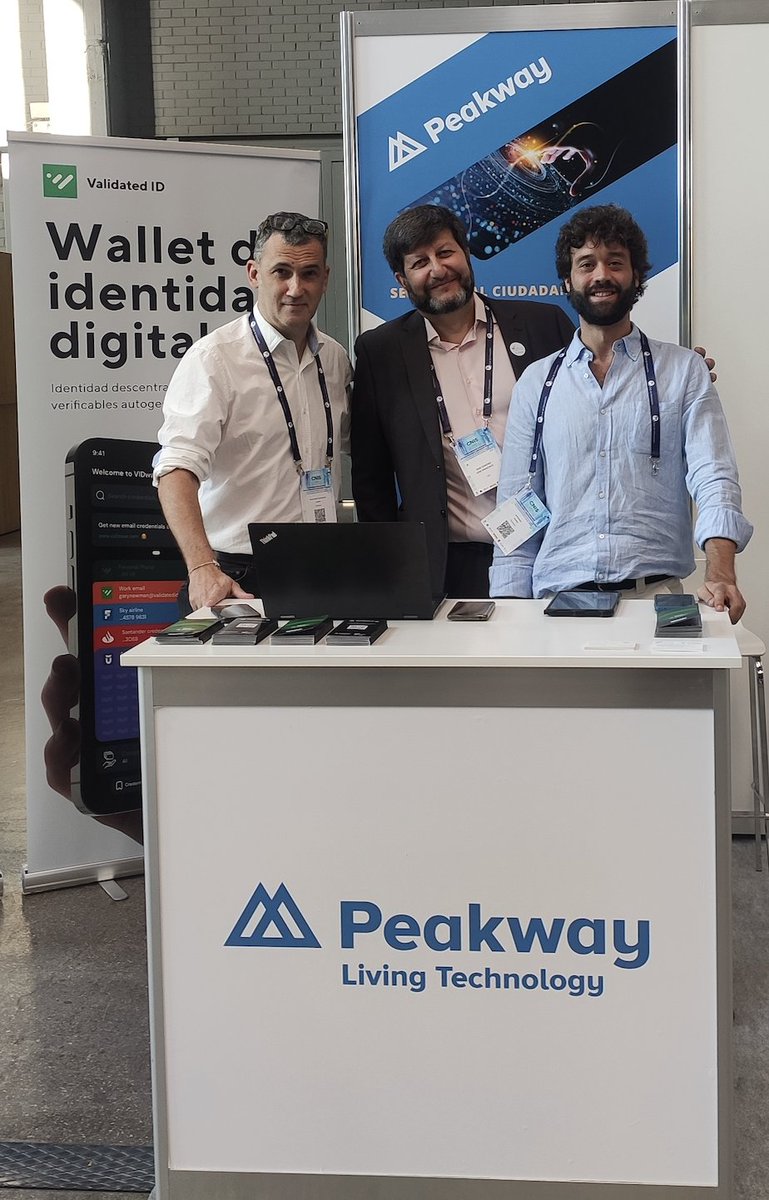 🚀 13ª edición del Congreso Nacional de Innovación y Servicios Públicos (#CNIS #2023)

💡 A las 13:30, <a href="/peakwayEU/">PEAKWAY.EU</a> e IVIS dan una ponencia sobre su visión de la identidad digital #SSI y las credenciales verificables en el sector público #AAPP.  

#VIDchain #VIDwallet #EBSI #eIDAS