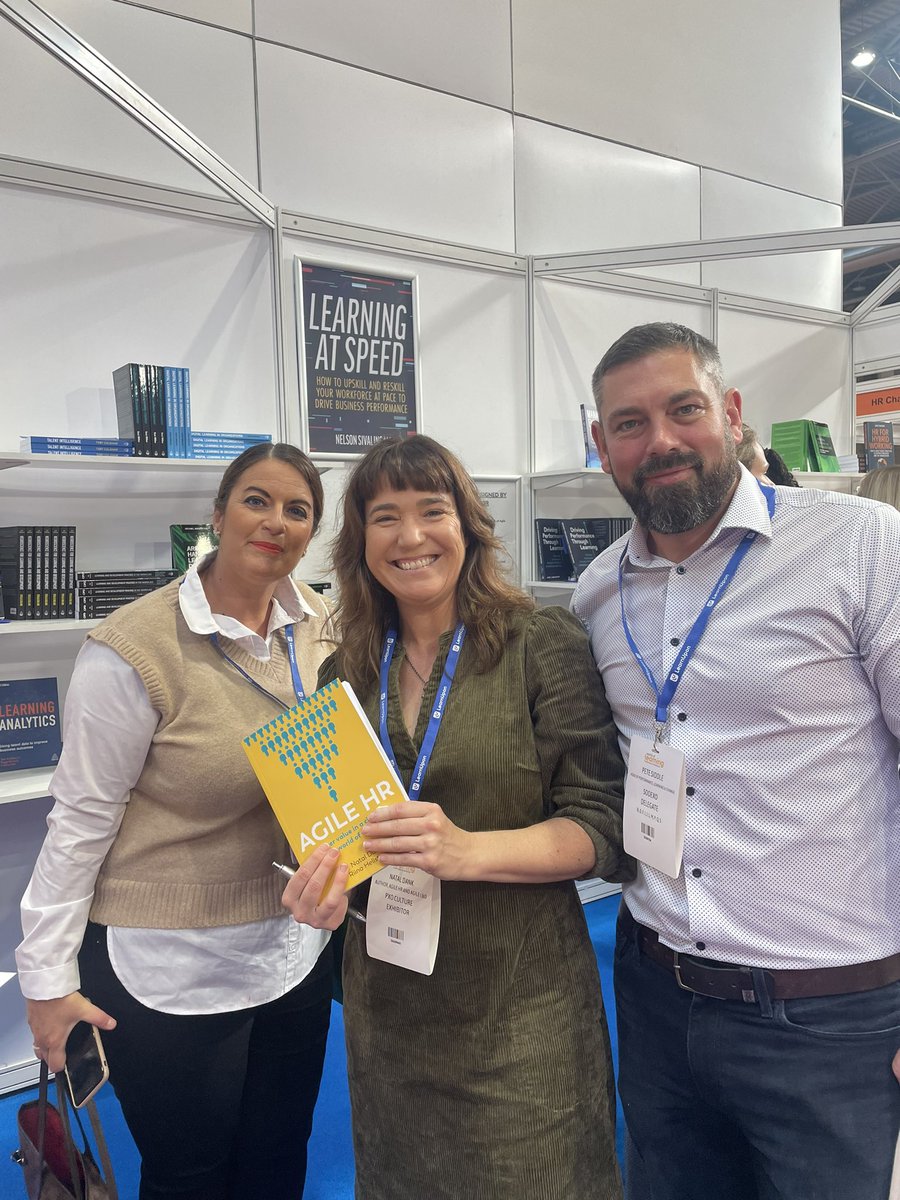 @stellacollins @ThatNelsonDude @RHoyle Are you ready to meet @nataldank? Come to our stand to get your signed copy of ‘#AgileHR’ and discover more about her upcoming book, ‘#Agile L&D’.     If you’re not around, get your copy here: bit.ly/48H0TVJ #WOL23