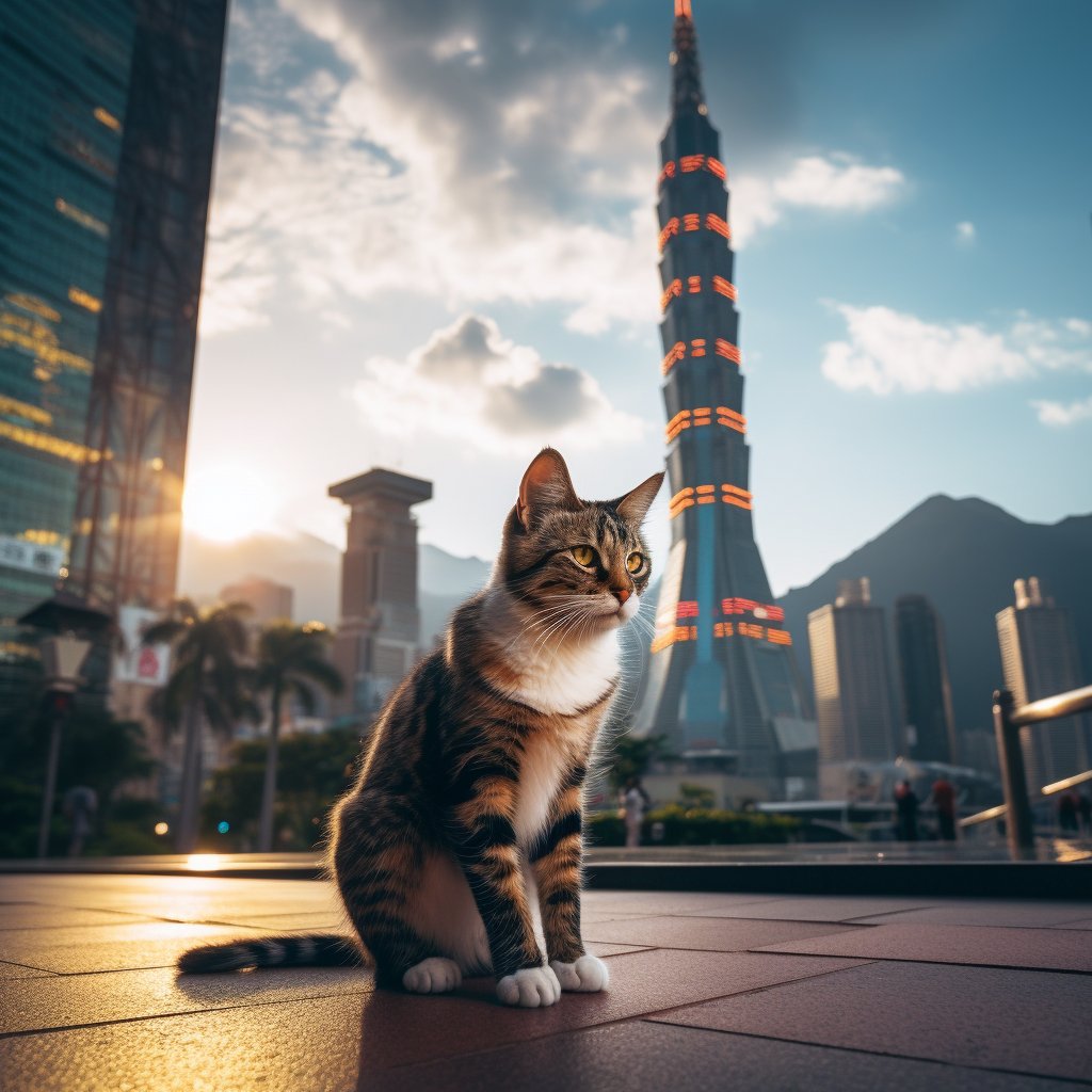 the_travel_cat_'s tweet photo. Happy Double Ten Day, Taiwan! 🎉 Snapped a pic with Taipei 101 from afar. Enjoying the views! 🎆🐱🇹🇼
.
.
.
.
#doubleten #doubletenday #taiwan #台灣 #taipei101 #貓 #猫 #cat #catlover #catlife #catsofinstagram #travel #travelphotography #travelcat #ai #aiart #digital #kitty #meow https://t.co/Bd26mI5Il3