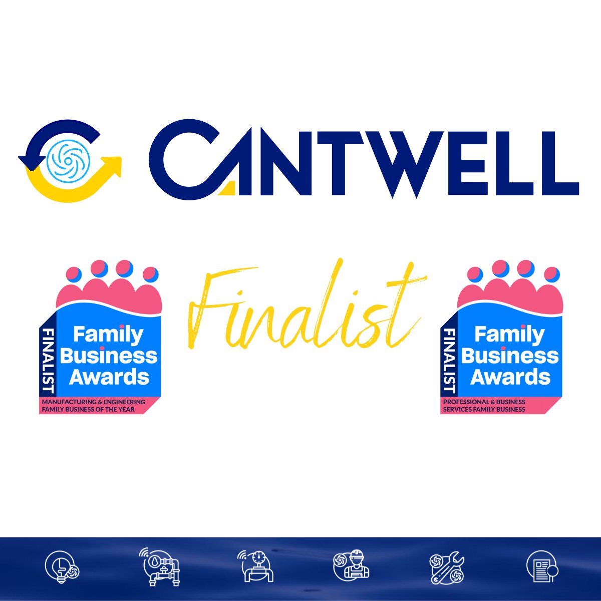 Thank you <a href="/FamBizAwards/">Family Business Awards</a> for our 2 finalist nominations for 2023👏
We're proud to be shortlisted &amp; look forward to the awards ceremony on Nov 3rd🥂
#FamilyBusinessAwards2023 #manufacturing #engineering #professional #businessservices #irishfamilybusiness #team #cantwell