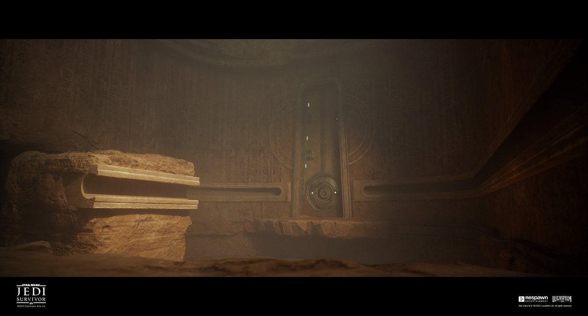 bentkowski_t's tweet photo. Hey and happy #PortfolioDay! 
I'm Tom, 
Senior Lighting Artist from @respawn and today is a great opportunity to post the whole Jedha Open Desert map from #StarWarsJediSurvivor that I somehow forgot to publish.

https://t.co/EgpLW5Osdq

#gamedev #ArtistOnTwitter #StarWars https://t.co/VXhJ8D9lIp