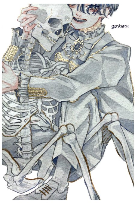 「short hair skeleton」 illustration images(Latest)