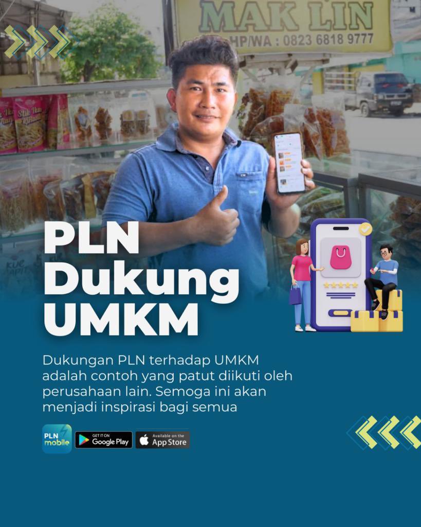 alpawof's tweet photo. Sipp. Bareng-bareng dukung UMKM lokal, borong produk di Marketplace PLN Mobile. #HarbolnasPLN https://t.co/jlRjpVbvC1