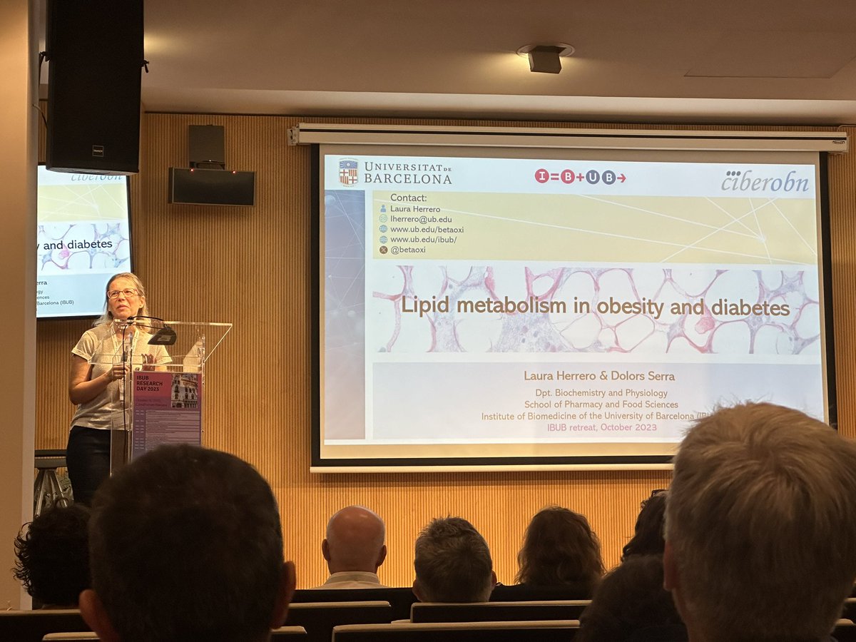 Betaoxi Group (@betaoxiub) on Twitter photo Last Friday we were at IBUB Research Day! Our PI, <a href="/Laurahero01/">Laura Herrero</a>, presented our team and research lines in a short talk.
We are open for collaborations!! Last Friday we were at IBUB Research Day! Our PI, <a href="/Laurahero01/">Laura Herrero</a>, presented our team and research lines in a short talk.
We are open for collaborations!!