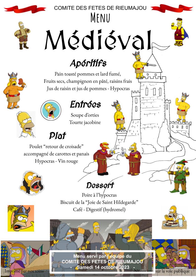 GrottesArcheo's tweet photo. [Repas médiéval et ateliers #archéologiques]
📆Samedi 14 octobre, RDV à Rieumajou pour le repas médiéval du comité des Fêtes. 
☎️ Réservations : 06.63.32.42.92  
⏱ De 16h à 18h : ateliers carpologie et écus médiévaux pour toute la famille
#archéologie #médiéval #hypocras #epices https://t.co/x5gWyfq9Ig