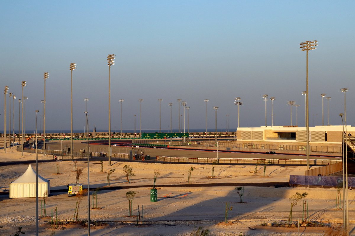 gpphotographs's tweet photo. Lusail International Circuit from General Admission. https://t.co/rrJaGTCc5H