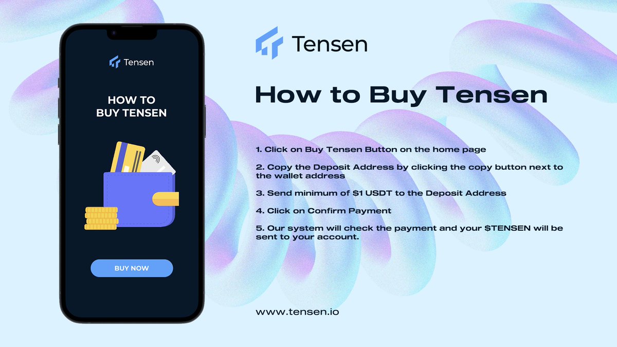 TensenOfficial's tweet photo. 📃Tensen Guide: How to Contribute to the Presale 🚀

We're proud to inform you about an exciting opportunity to participate in the $TENSEN Presale.

Here's a comprehensive guide on how to buy and be a contributor:

🌐 Visit: https://t.co/JeHhgoKju7

#Tensen #Blockchain #Presale https://t.co/DrHgPRiqup