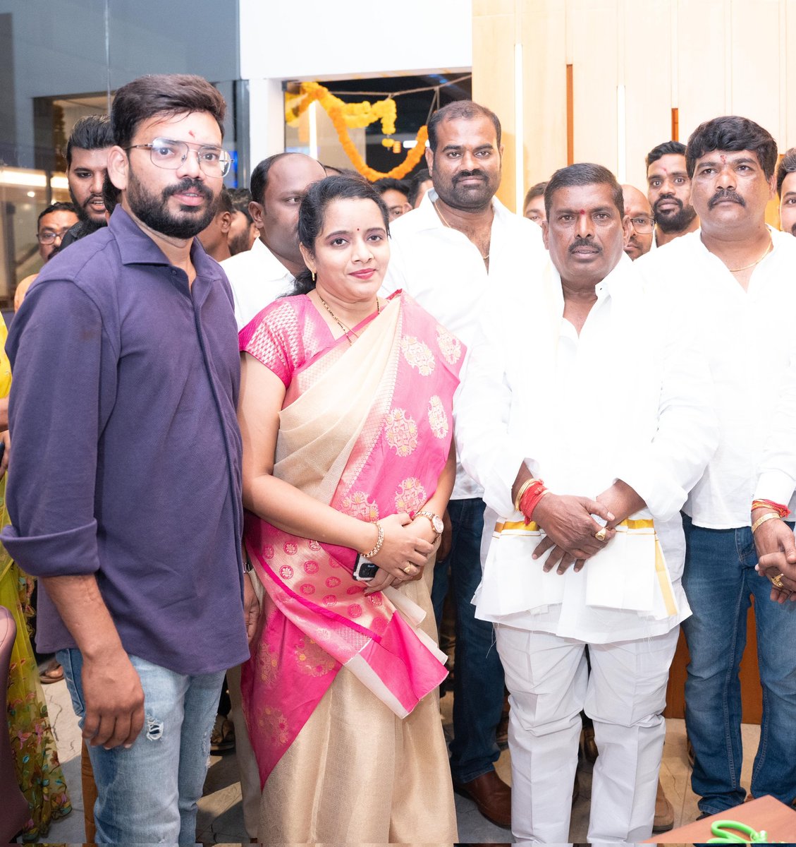 SIRISHA_AVANI's tweet photo. Our Cousin Mr Vamsi's PELICAN - United, drive-in (Bachupally) launched by our honourable MLA's Sri Mahipal Reddy garu (patancheru), Sri Vivek Goud garu (Qutbullapur), Sri Byreddy Sidharthreddy garu. @KTRBRS @RaoKavitha @BRSparty @KTRoffice https://t.co/iU5b4yzqom