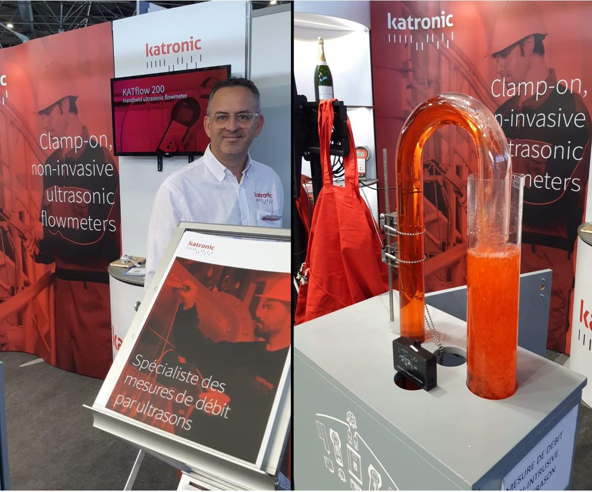 Katronic_UK's tweet photo. Visit #Katronic at @Pollutec this week in Lyon, France (Stand H5-C044) to discover our range of clamp-on ultrasonic #flowmeters and discuss how we can help you with your flow measurement requirements. #Pollutec2023 #watermanagement #flow https://t.co/04tKGveEnV