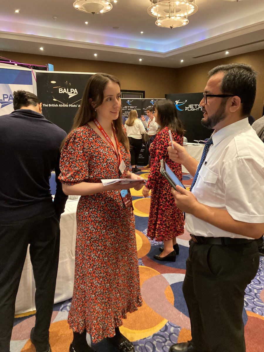 BALPA's career experts are at Flight Crew Futures, giving hundreds of pilots bespoke, honest advice that will help them in their careers. Members benefit from career resources on our Portal: portal.balpa.org/page/careersan… The team will be at the Crowne Plaza Hotel LGW until 1700.