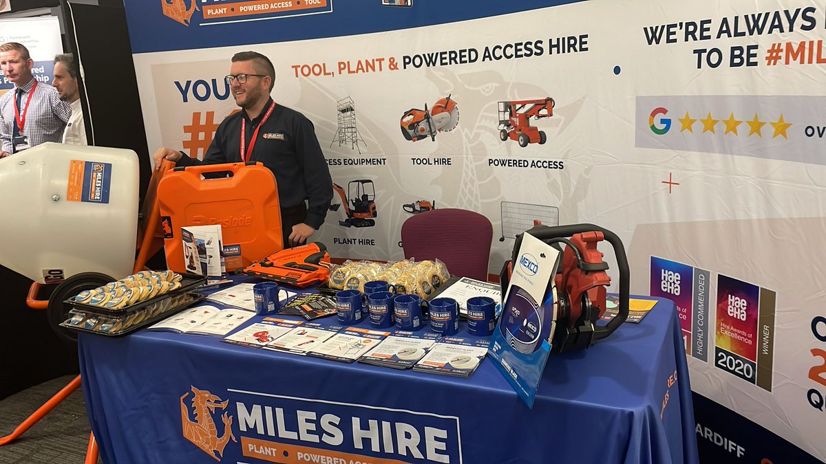 We're thrilled to be exhibiting at the Welsh Business Show at the Swansea.com Stadium today!  🏴󠁧󠁢󠁷󠁬󠁳󠁿 Come and visit us at Stand 55 for a chat  🤝 

#MilesHire #WelshBusinessShows #WBS #ComeVisitUs