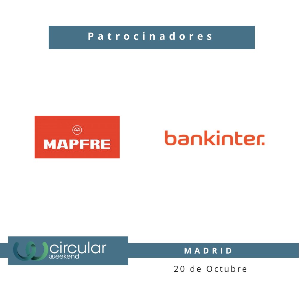 circularweekend's tweet image. 🔵 #CircularWeekend reúne a distintas entidades y profesionales que apuestan por modelos de negocio sostenibles y circulares. Gracias a ellos, tendremos mesas redondas, ponencias, casos de éxito reales y mucho networking. Inscríbete antes del 20/10 aquí 👉🏽 circularweekend.org