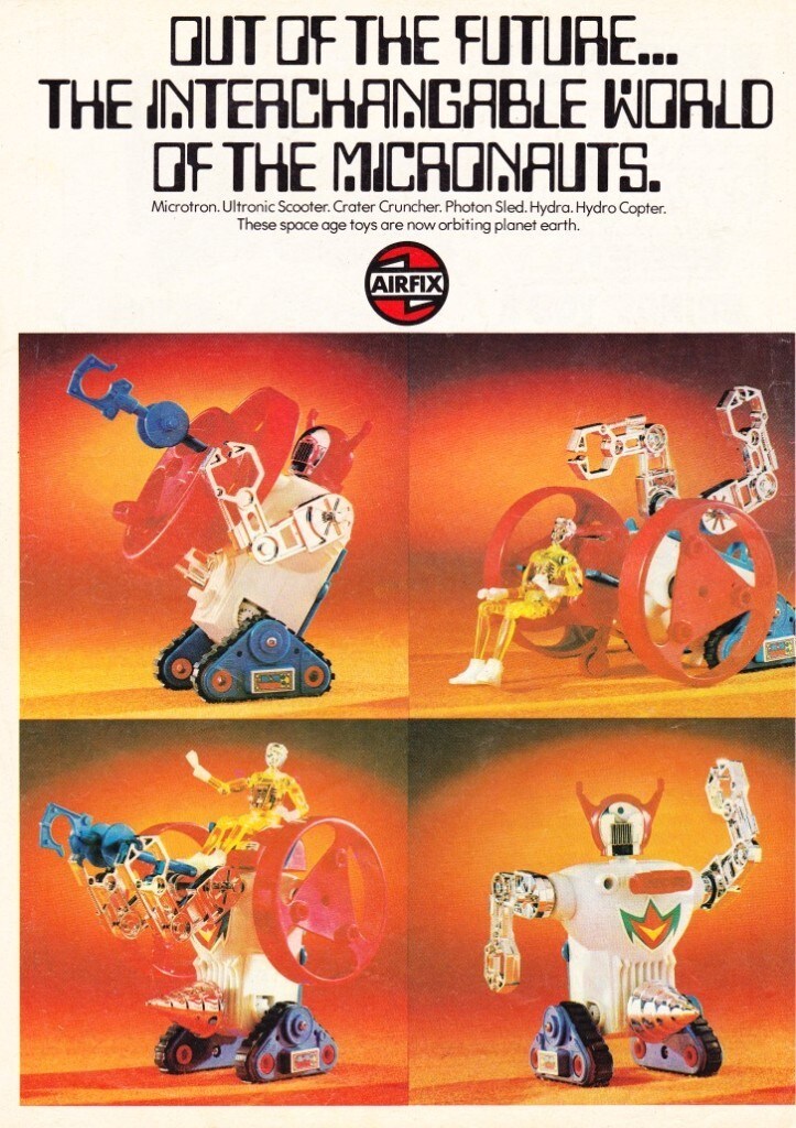 scifiscarbs's tweet photo. @thejawline @capecoraldwells My first introduction to #Micronauts was on the back cover of the #StarWars Official Collectors Edition Magazine from 1977. I saw them for the first time in the flesh on a display at #SciFiScarbs only a few years ago. https://t.co/QepNjLkTZm