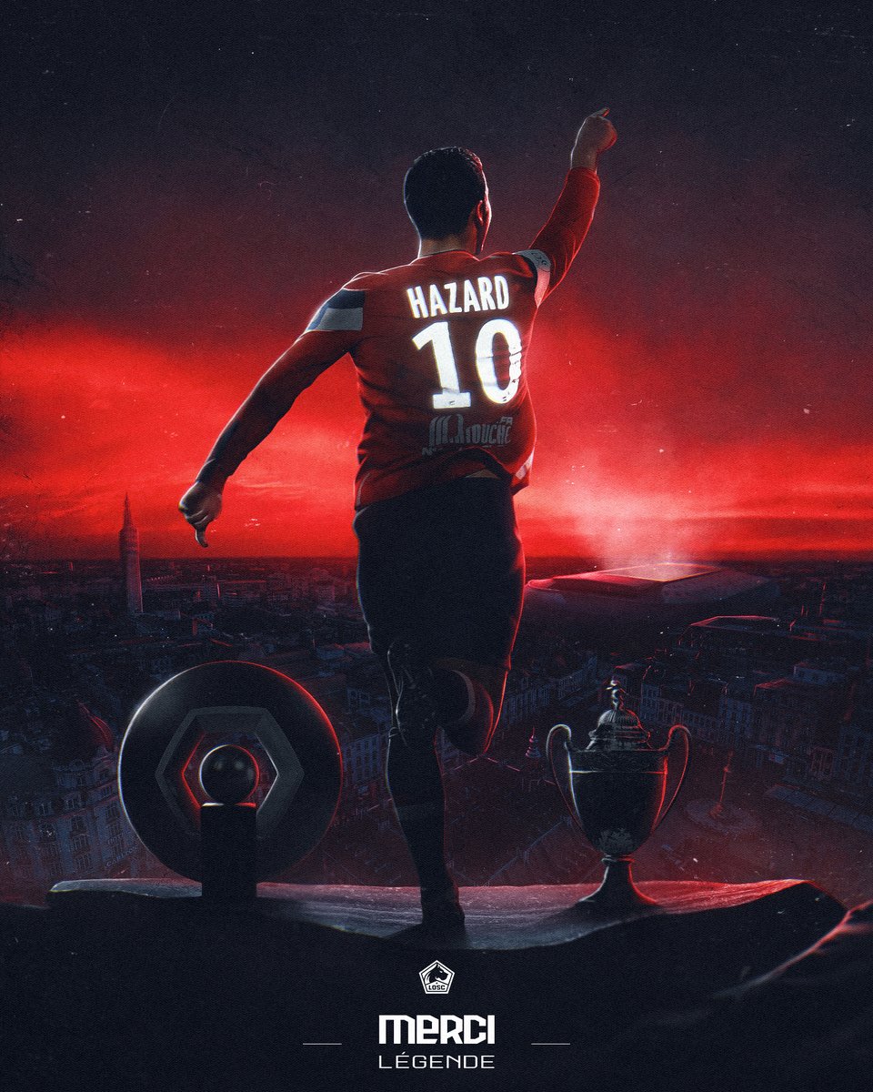 losclive's tweet image. La trajectoire professionnelle d’Eden Hazard touche à sa fin, mais ses prouesses vivront à jamais dans nos mémoires.

Un prodige dont le visage est gravé à l’entrée du Domaine de Luchin, le plus grand talent formé au LOSC 💎

𝐌𝐞𝐫𝐜𝐢 𝐄𝐝𝐞𝐧 ❤️

@hazardeden10 🫶