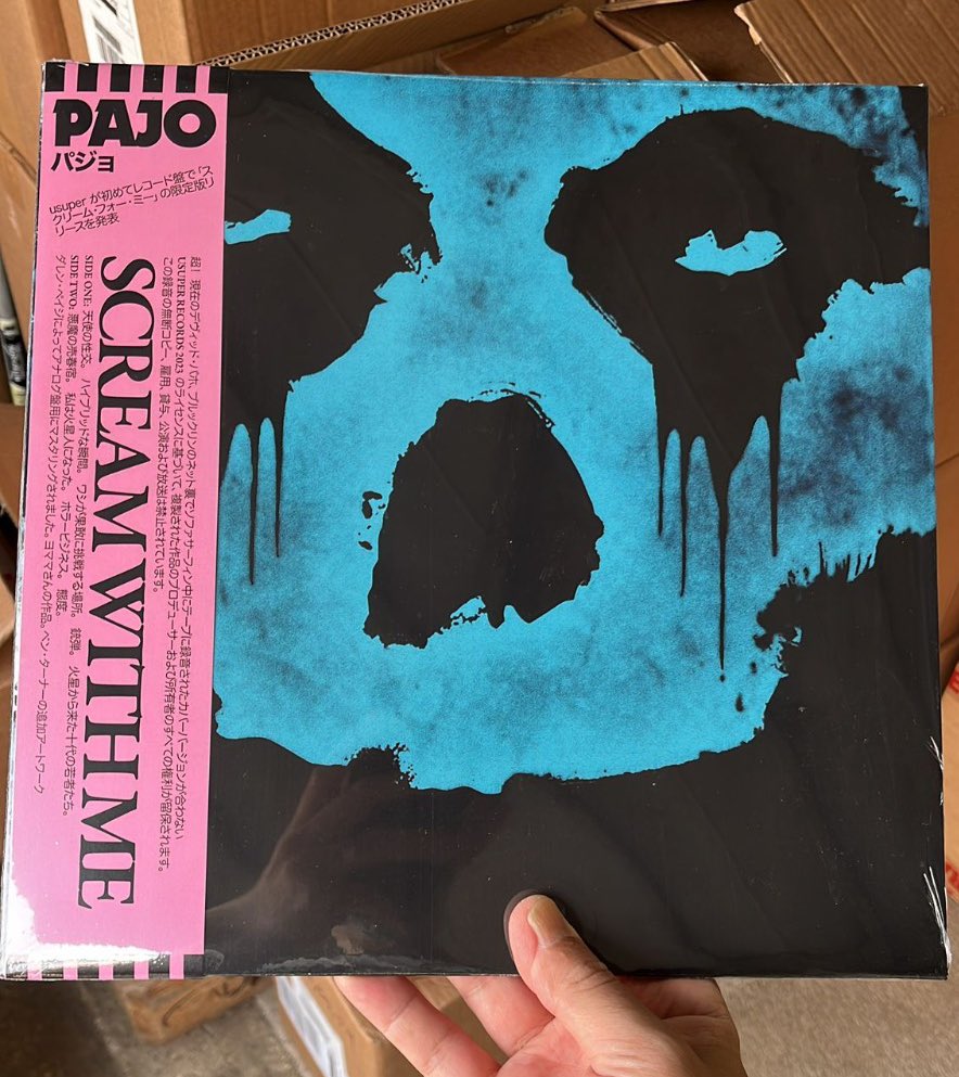 WE HAVE THEM IN OUR HANDS !!!! DAVID PAJO - SCREAM WITH ME LP AVAILABLE THIS FRIDAY 13th @ 12pm BST Bandcamp and usupermusic.com Artwork by yomama and @bturnerinfo. Mastered by @Burning_Tapes #attitude #punk #lofi #brooklyn #usuper #pajo #misfits #vinyl #cassette