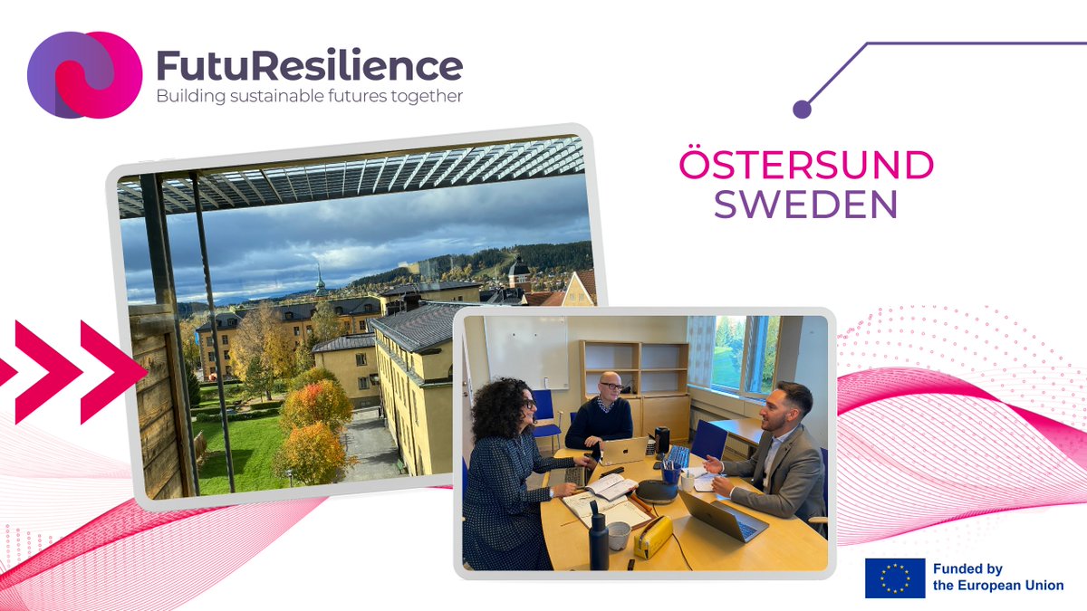 FUTURESILIENCE (@futuresilience) on Twitter photo 🟣 Another productive week for FUTURESILIENCE. Two partners met up for a week at the Risk and Crisis Research Centre of the Mid Sweden University in Östersund 🇸🇪 <a href="/RCR_Miun/">RCR Miun</a> <a href="/MidSwedenUni/">Mid Sweden Uni</a> <a href="/EfisCentre/">EFIS Centre</a> 🟣 Another productive week for FUTURESILIENCE. Two partners met up for a week at the Risk and Crisis Research Centre of the Mid Sweden University in Östersund 🇸🇪 <a href="/RCR_Miun/">RCR Miun</a> <a href="/MidSwedenUni/">Mid Sweden Uni</a> <a href="/EfisCentre/">EFIS Centre</a>