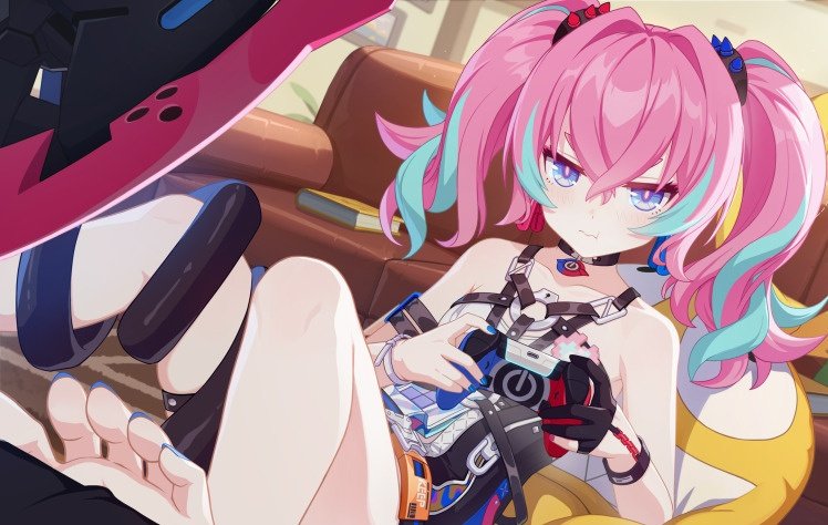 RhythmofNeon's tweet photo. Don't Disturb Delta, she's playing games! There's no telling what she'll do if she start losing. https://t.co/l9bOxYsRMM
