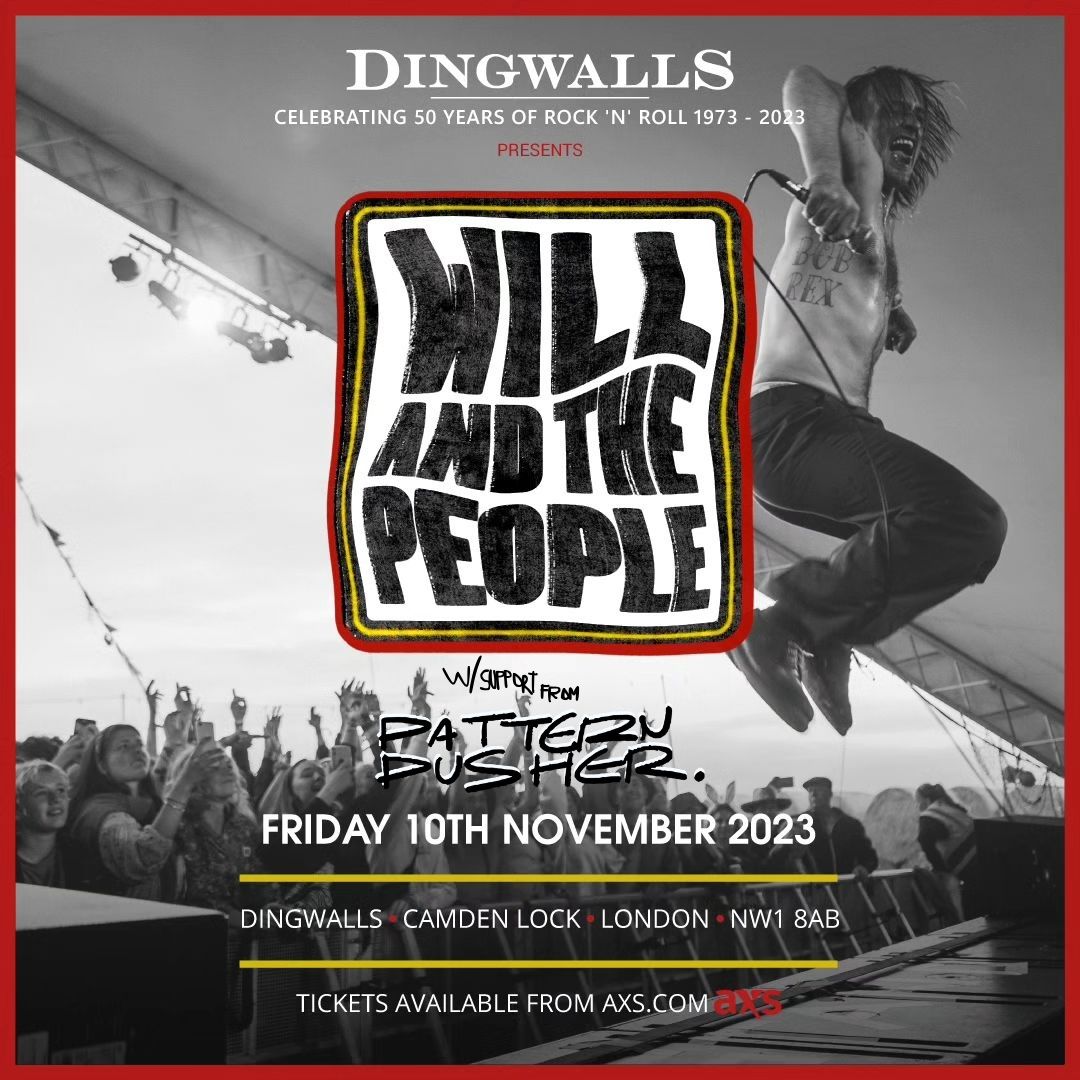 Dingwalls (@dingwallslondon) on Twitter photo Stoked to announce that <a href="/PatternpusherUK/">Pattern Pusher</a> will be supporting <a href="/watpmusic/">Will And The People</a> next month!
Grab your 🎟️👉 tinyurl.com/3mkdw8h6 Stoked to announce that <a href="/PatternpusherUK/">Pattern Pusher</a> will be supporting <a href="/watpmusic/">Will And The People</a> next month!
Grab your 🎟️👉 tinyurl.com/3mkdw8h6