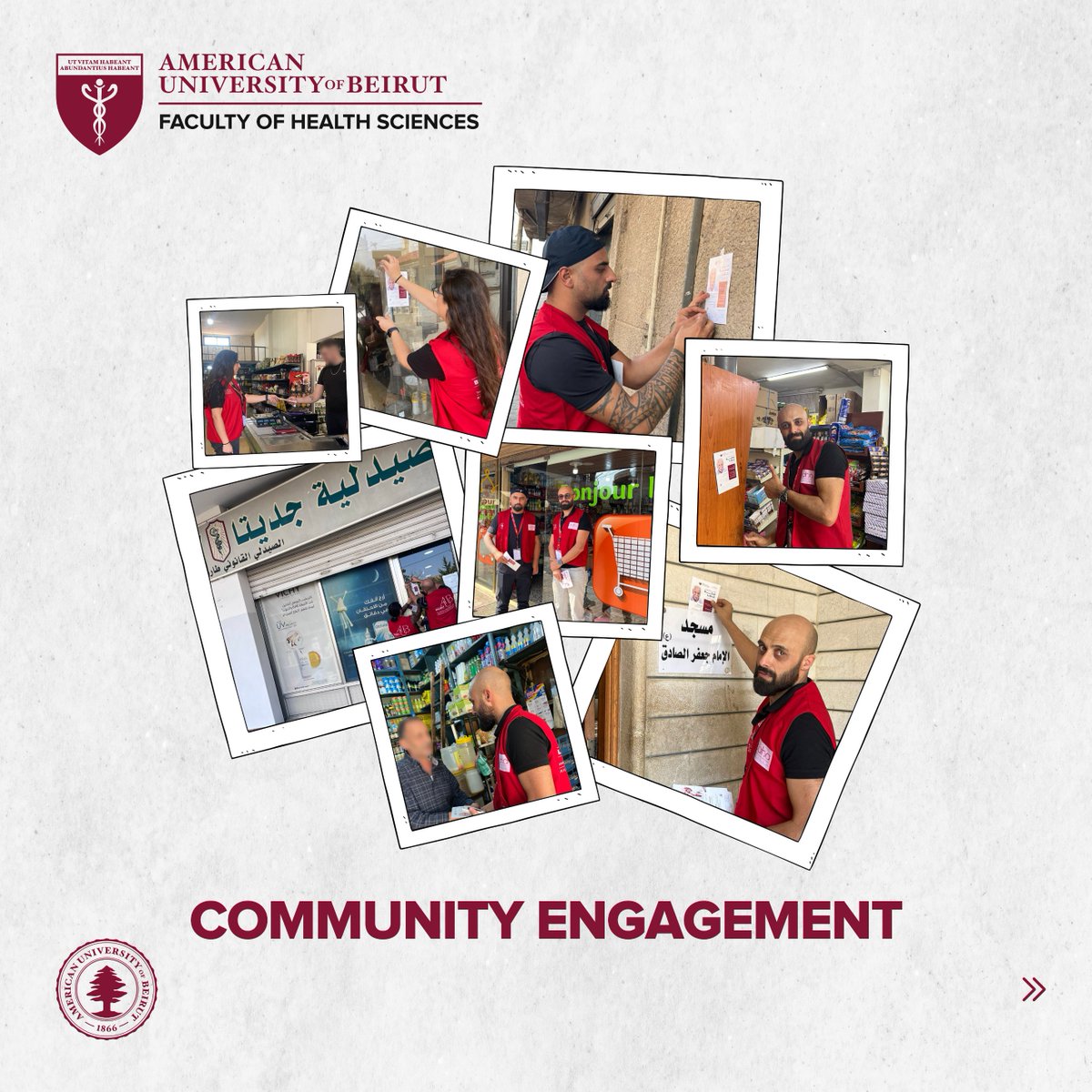 FHS_AUB's tweet photo. Flyers about LSAHA study are being distributed for community engagement.
Get to know the Lebanon study: https://t.co/pqCiXB8DnX
#LSAHA #Research #AgingWell https://t.co/VnOiJkxRr8